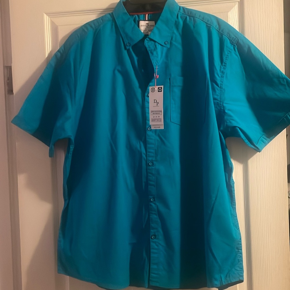 Ditch Plains USA 2X Till Button Up short sleeve